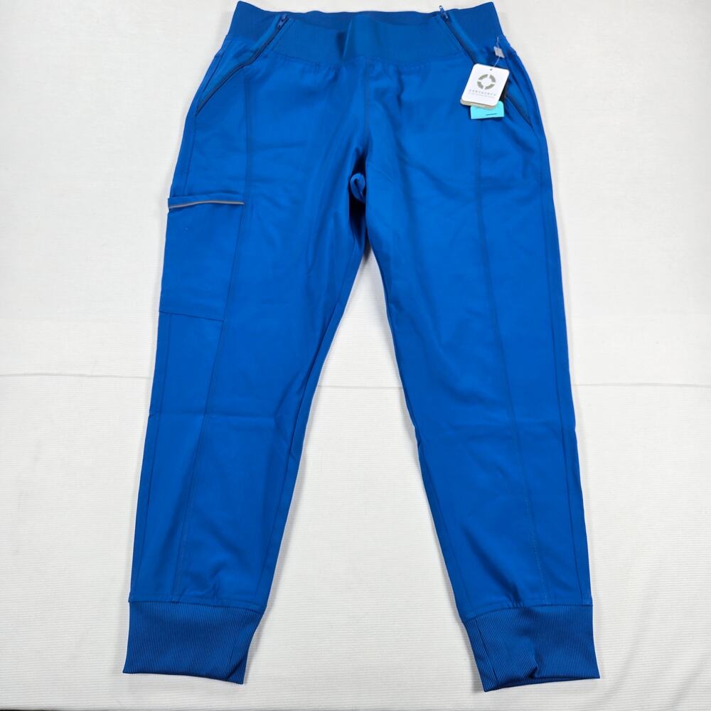 NWT Cherokee Infinity Mid Rise Stretch Royal Jogger Scrubs‎ Size Medium Petite